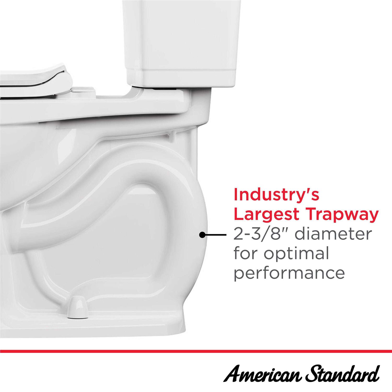 American Standard Champion 4 Right Height Toilet 1.6 GPF White - Image 5