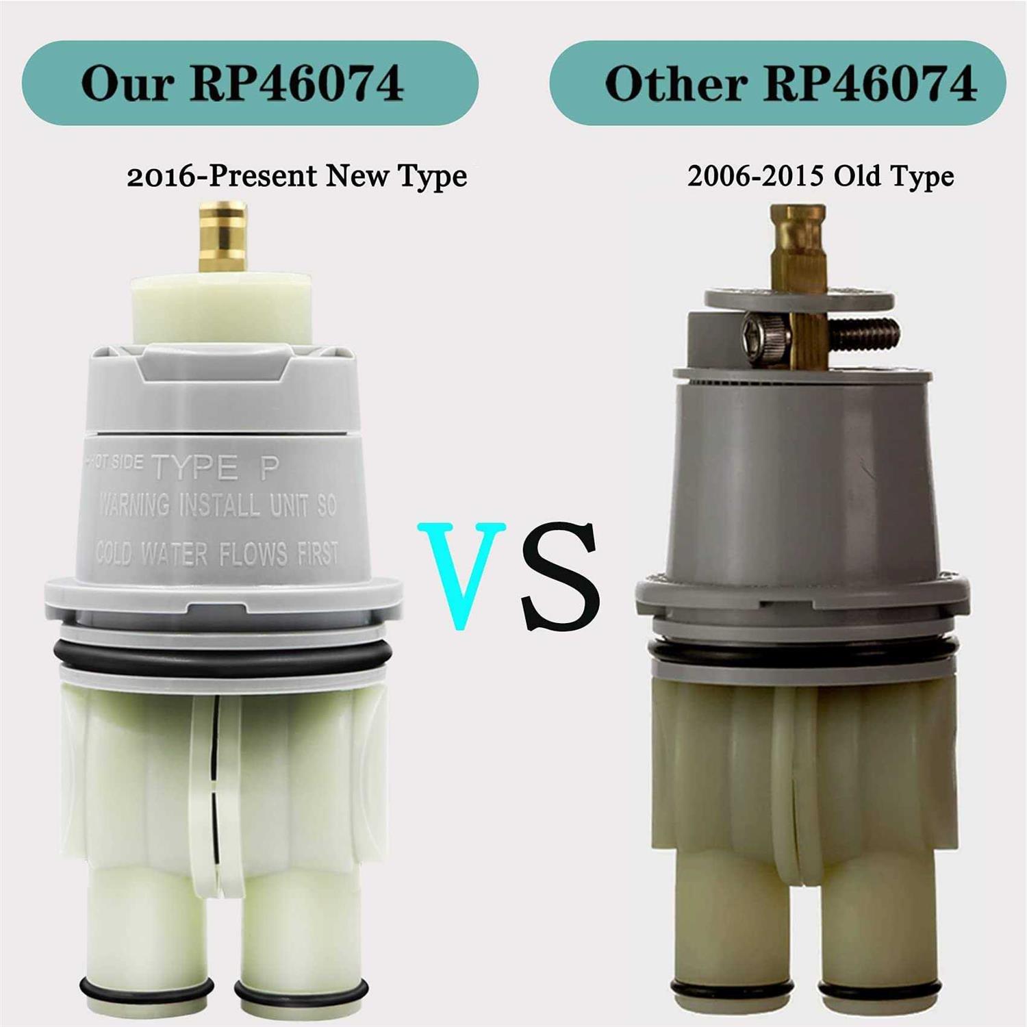 RP46074 Shower Valve Cartridge Assembly Compatible for Delta Shower and Tub 13/14 Series Faucet - Image 4