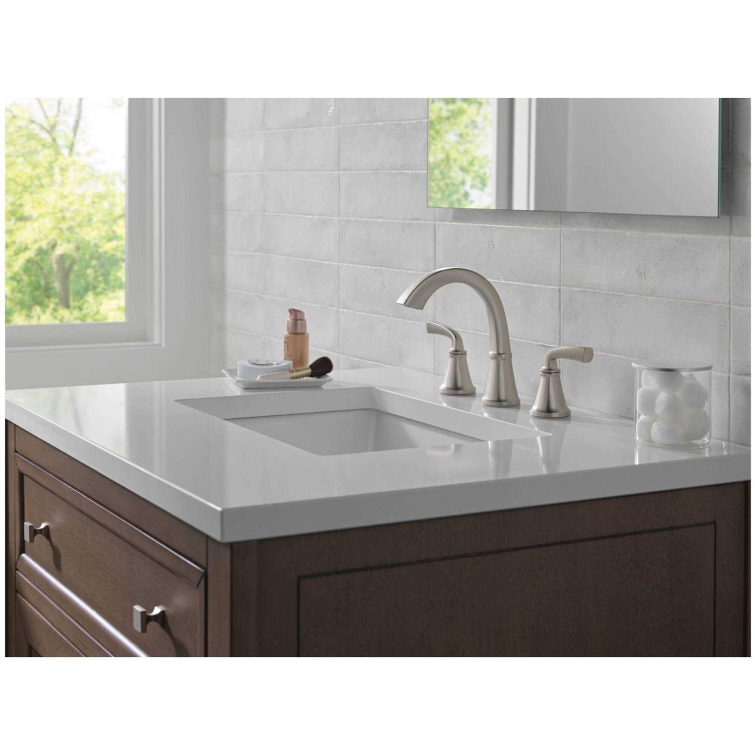 Delta Geist Two Handle Widespread Bathroom Faucet - Image 2