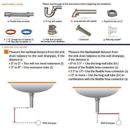 Snappy Trap Sink Drain Kit Universal - Image 5