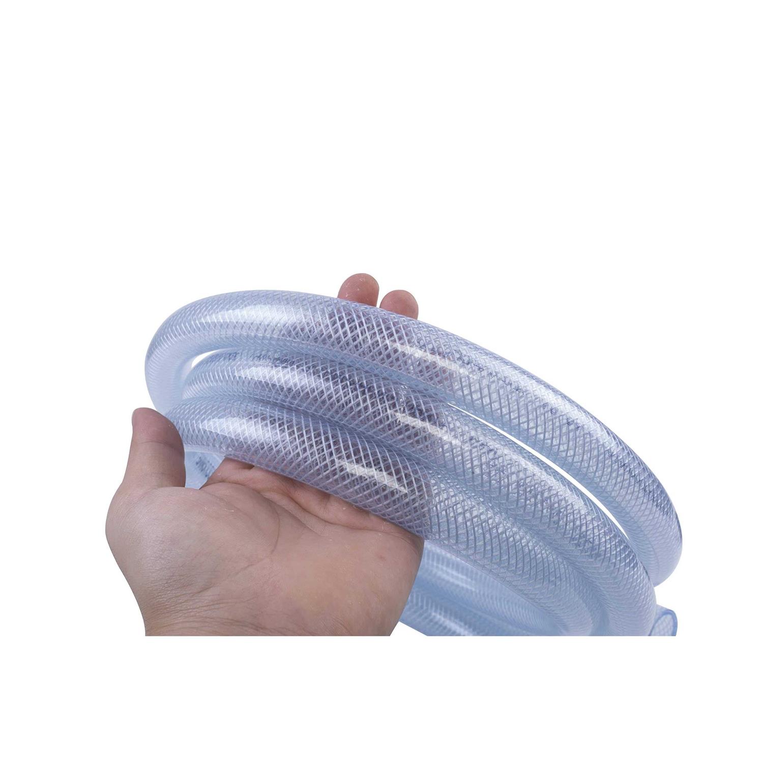 JUNZHIDA High Pressure Braided Clear Flexible PVC Tubing 3/4 ID,10ft - Image 3