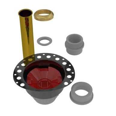 OS&B ITD5135 Freestanding Bathtub Rough-in Kit Brass Tail Pipe and PVC - Image 4