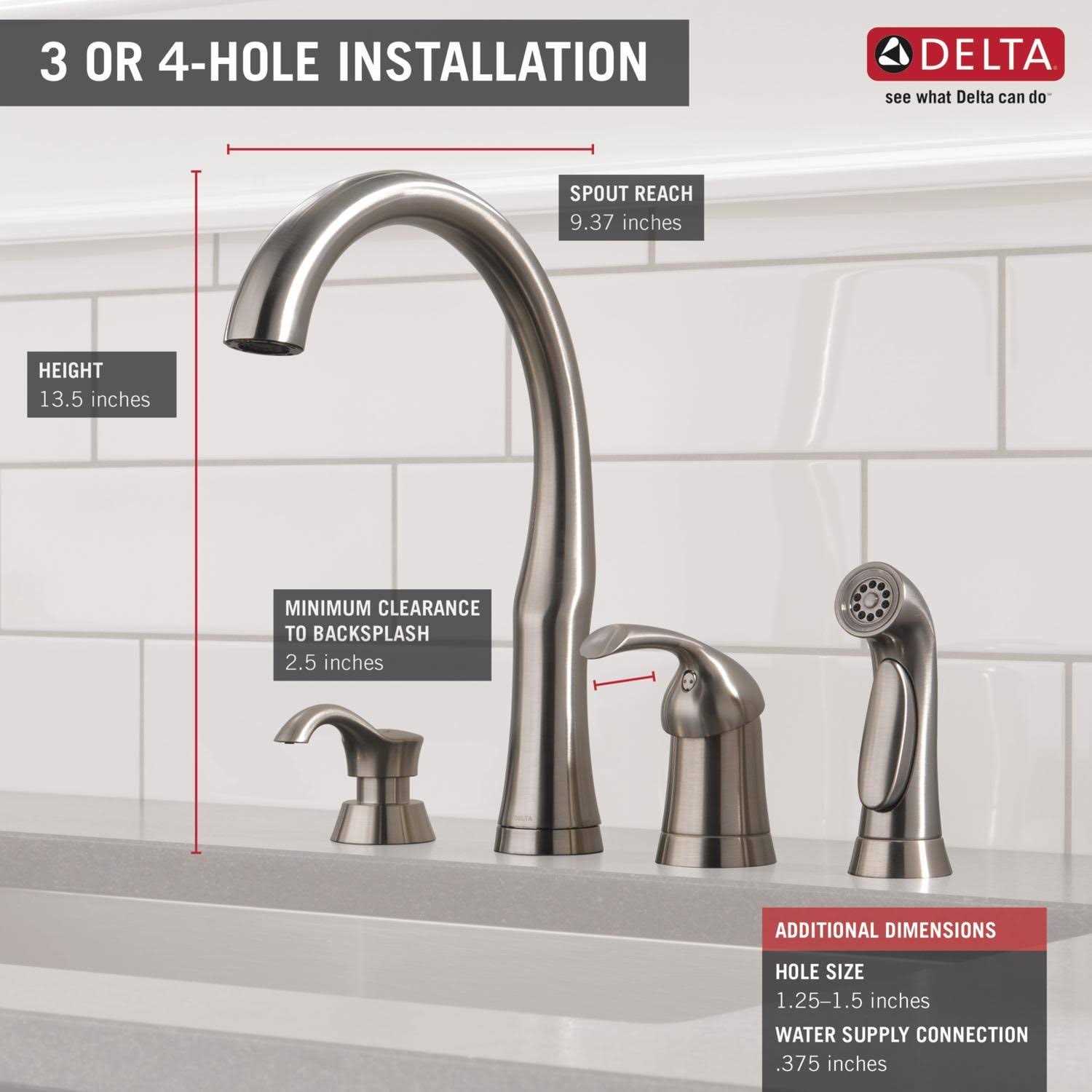 Delta 11946-SSSD-DST Bellini Single Handle Kitchen Faucet - Image 5