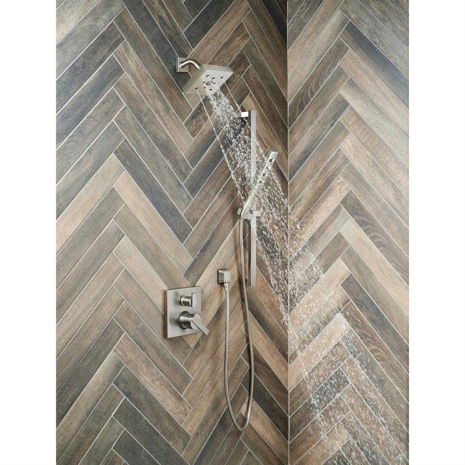 Delta Ara Angular Modern Monitor 14 Series Valve Trim with 3-Setting Integrated Diverter T24867 - Image 2