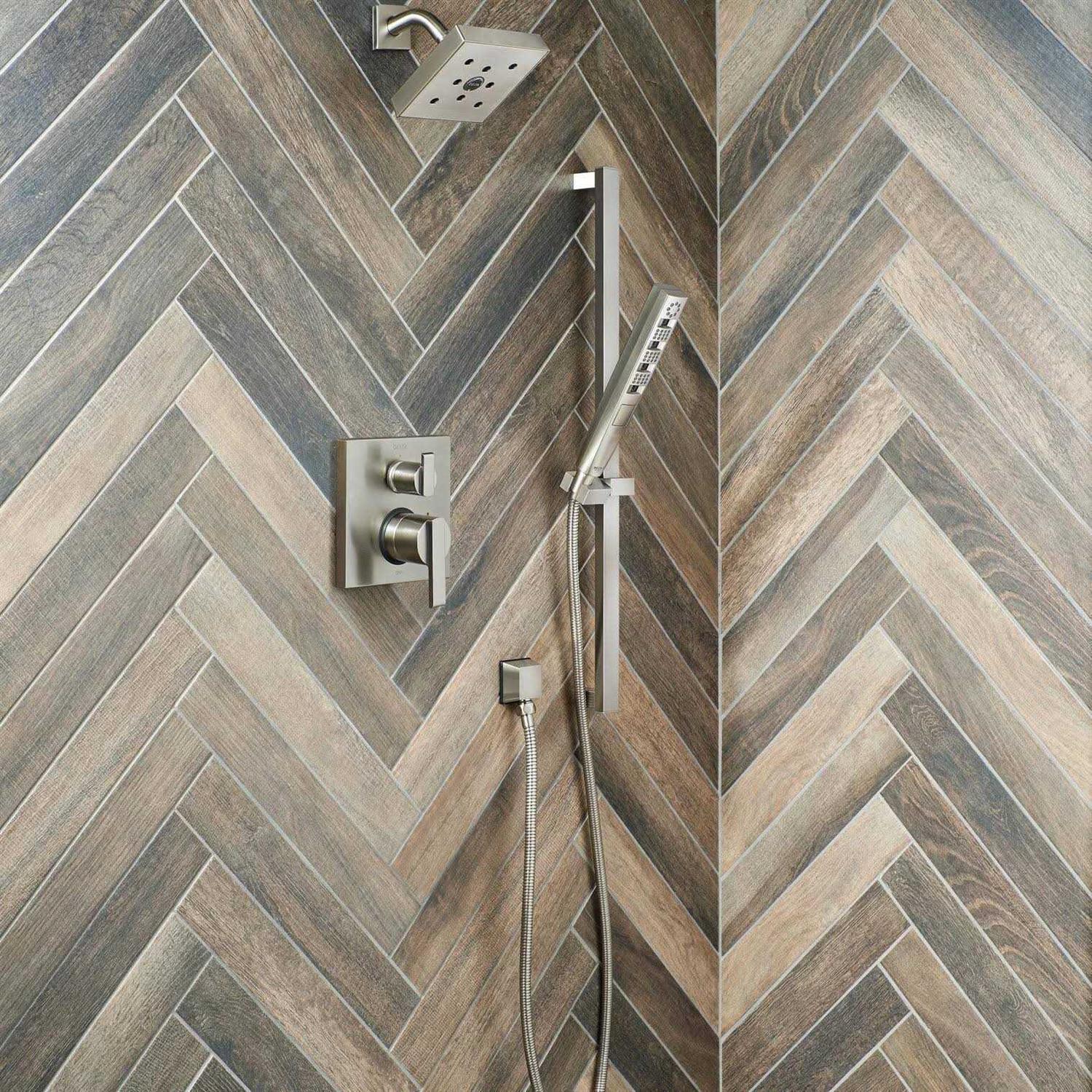 Delta Ara Angular Modern Monitor 14 Series Valve Trim with 3-Setting Integrated Diverter T24867 - Image 3