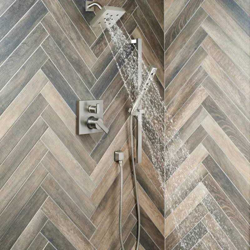 Delta Ara Angular Modern Monitor 14 Series Valve Trim with 3-Setting Integrated Diverter T24867 - Image 4