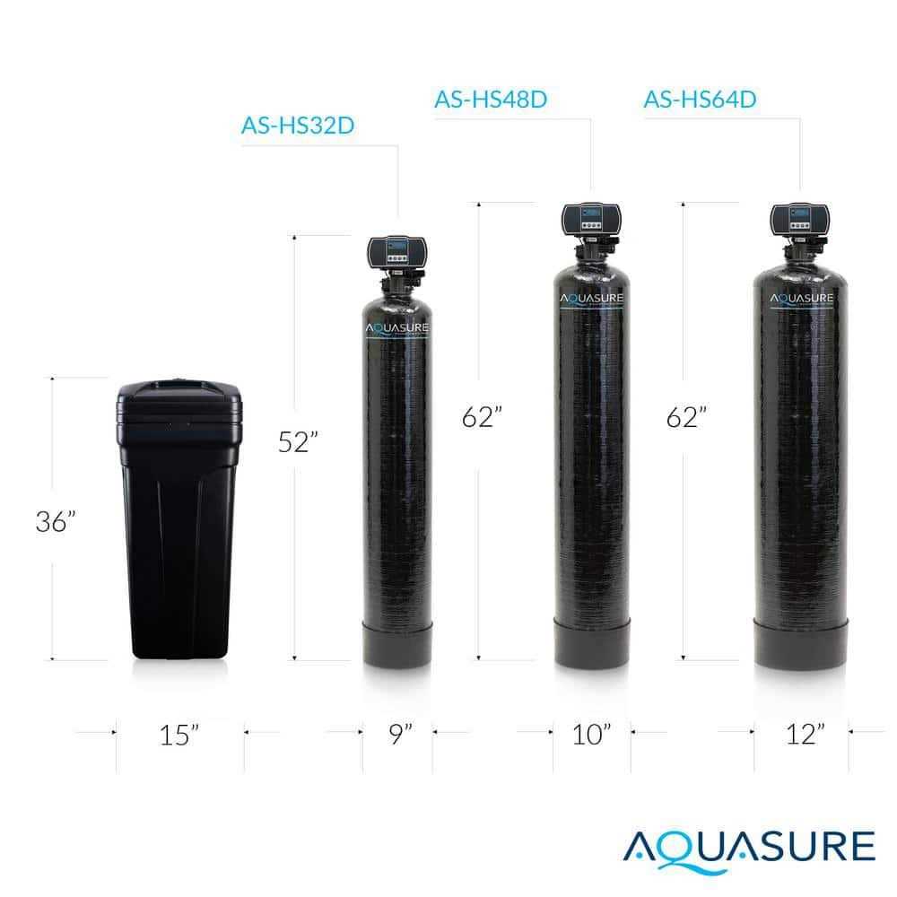 AQUASURE Harmony Series 48,000 Grain Digital Metered Water Softener - Image 5