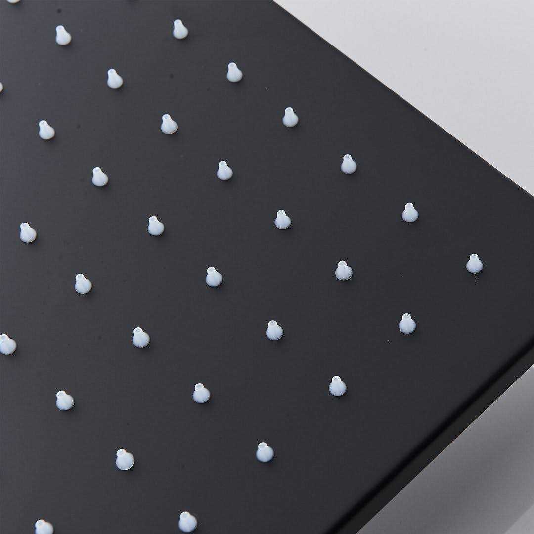 Senlesen 310-PH4080HS Rain Fixed Shower Head 2.5 GPM GPM with Self-Cleaning - Image 4