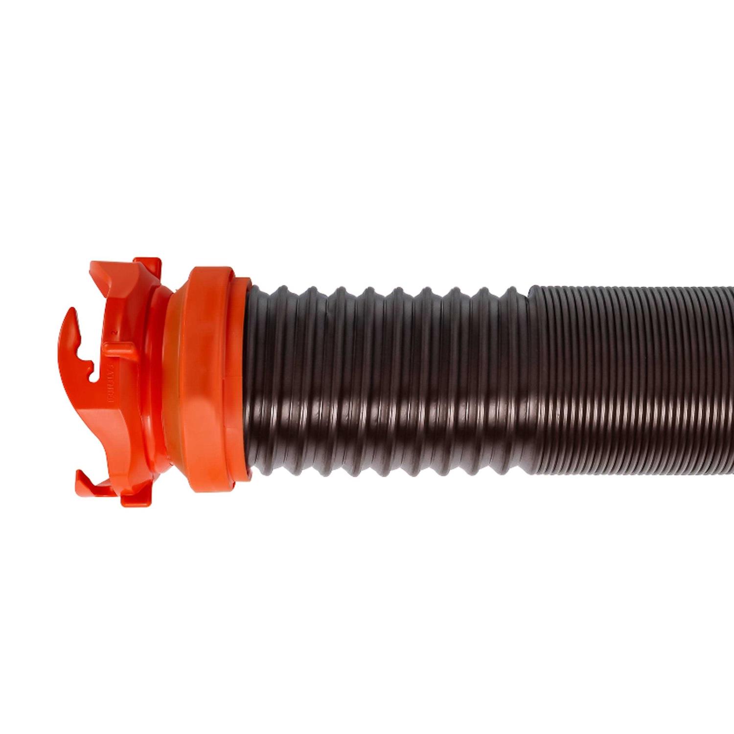 Camco Camper/RV RhinoFLEX Sewer Hose Kit with 15' Hose and Swivel Fittings - Image 4