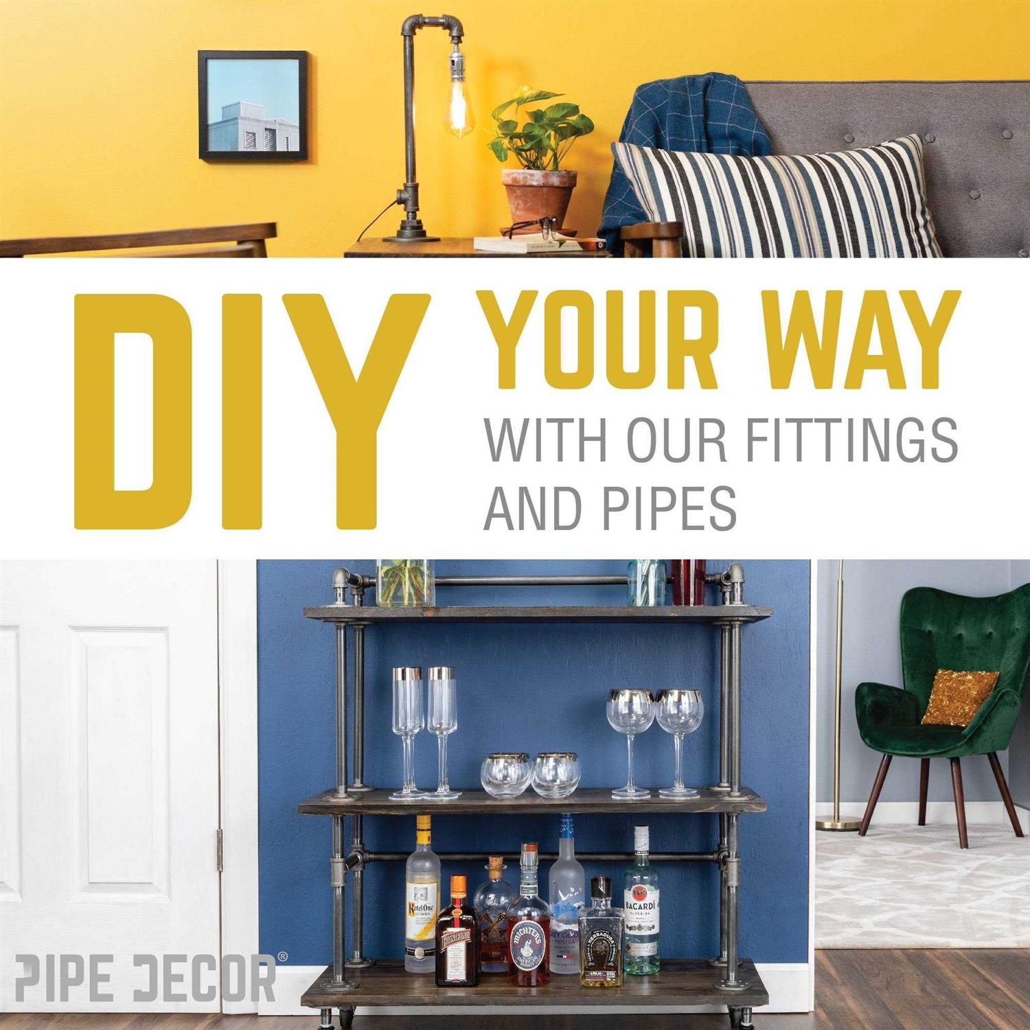 Pipe Decor 10 in. Black Pipe - Image 3