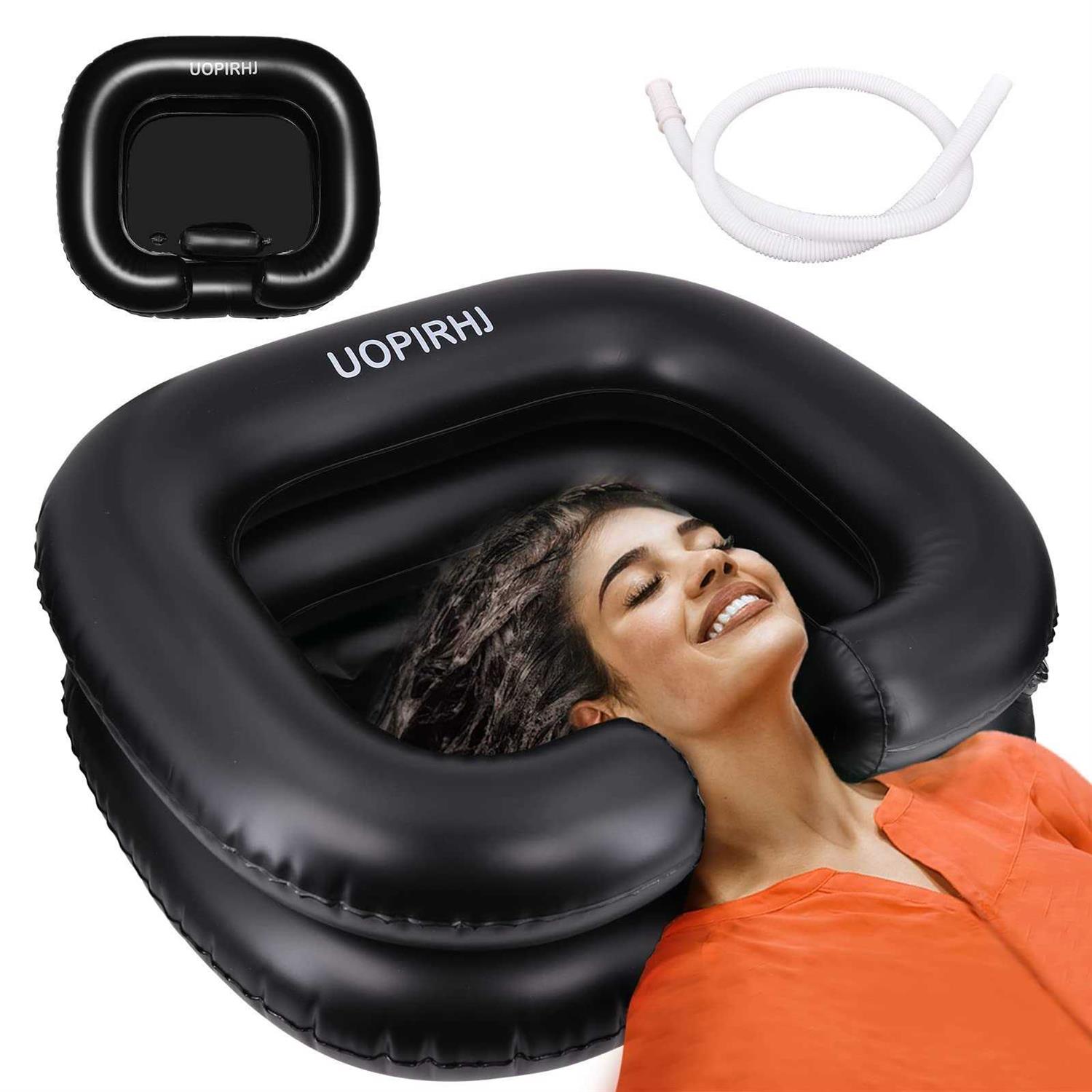 UOPIRHJ Portable Inflatable Hair Washing Basin for Bedridden