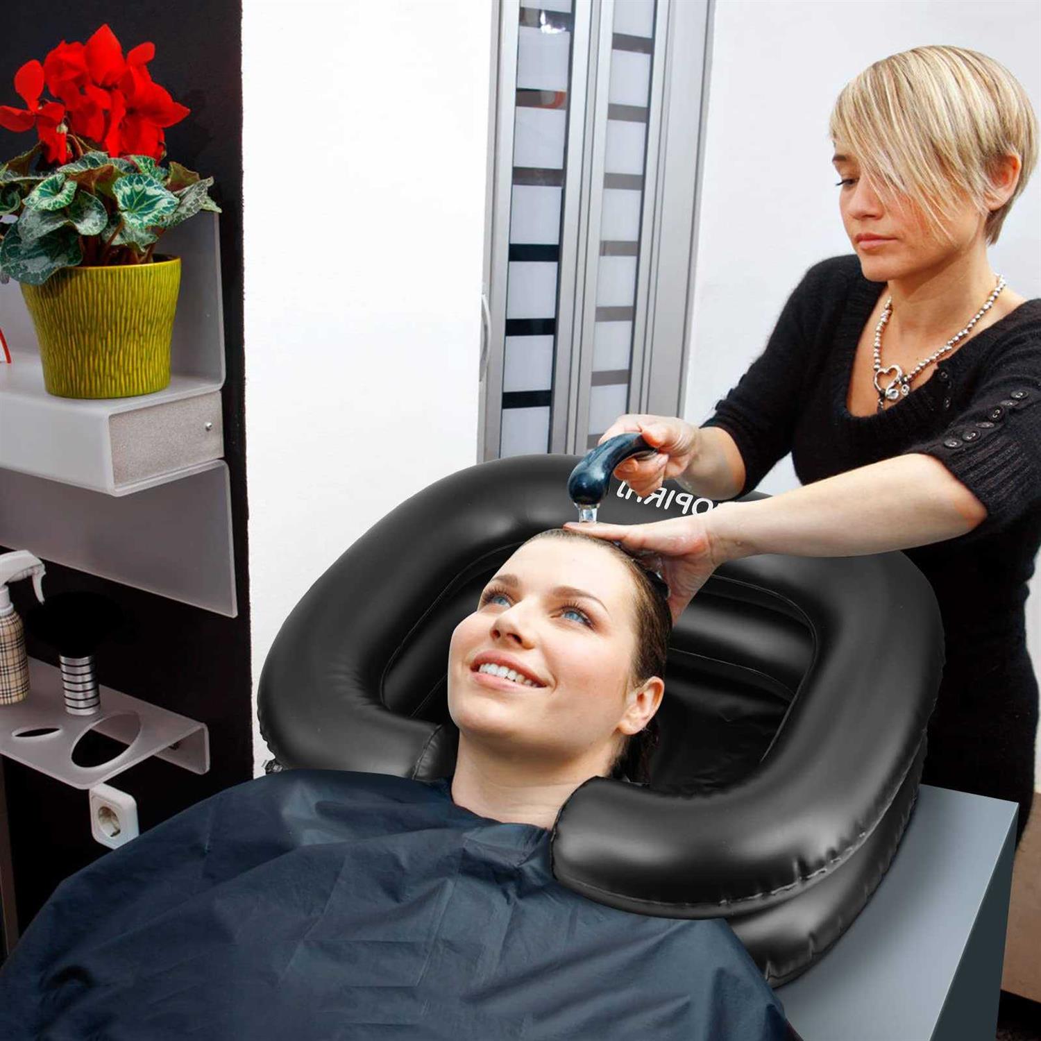 UOPIRHJ Portable Inflatable Hair Washing Basin for Bedridden - Image 2