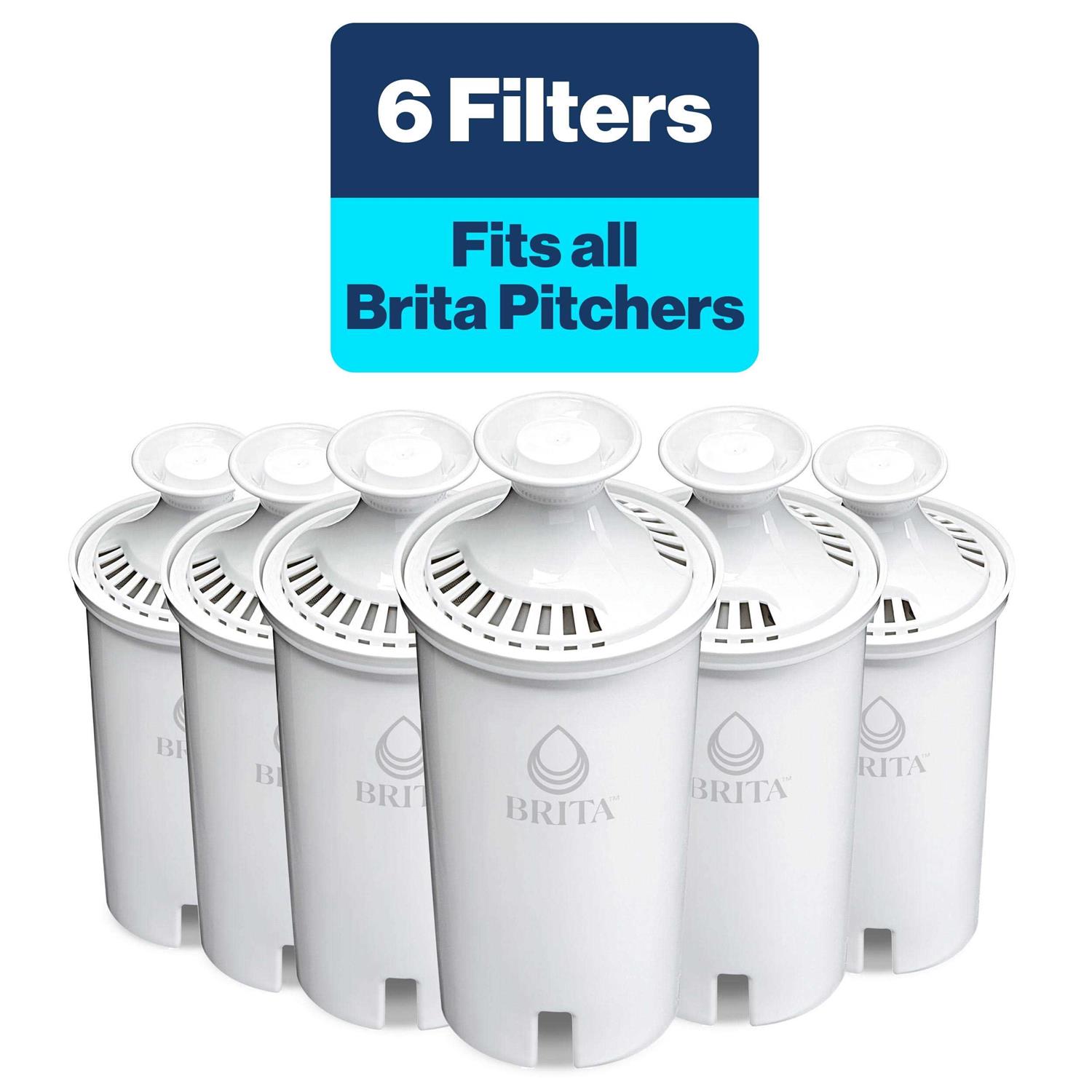 Brita Standard Water Filter, Replacement Filters for Pitchers and Dispensers