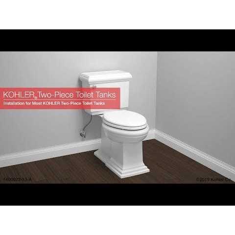 Kohler Highline Comfort Height Two-Piece Round-Front 1.28 GPF Toilet - Image 5