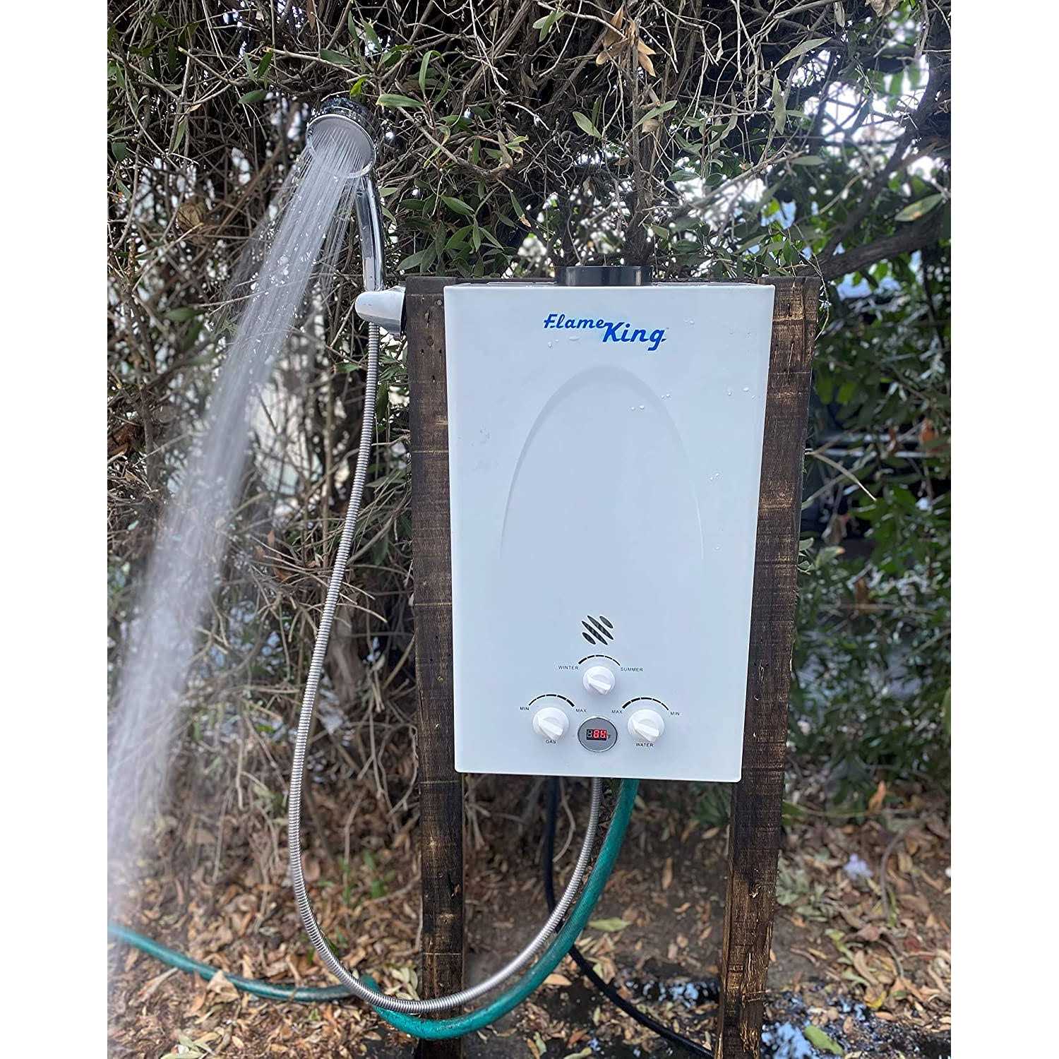 Flame King Propane Gas 10L 2.64GPM Water Heater/Shower YSNBM264 - Image 3