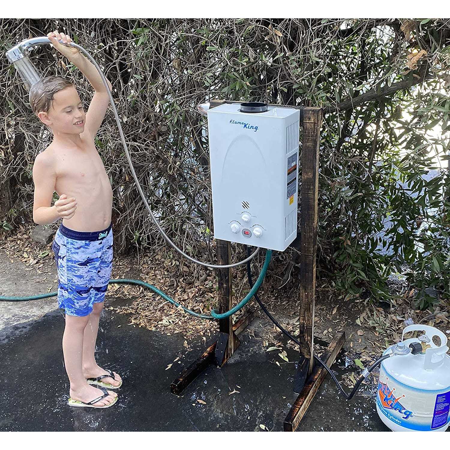 Flame King Propane Gas 10L 2.64GPM Water Heater/Shower YSNBM264 - Image 4