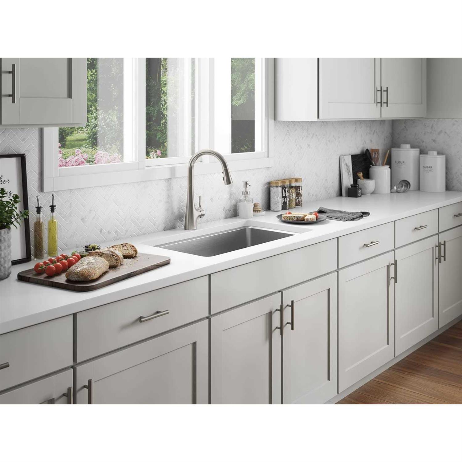 kohler Buckley 32-1/4 x 18-3/8 x 9-5/16 Undermount Single-Bowl Kitchen Sink 28901-NA - Image 2