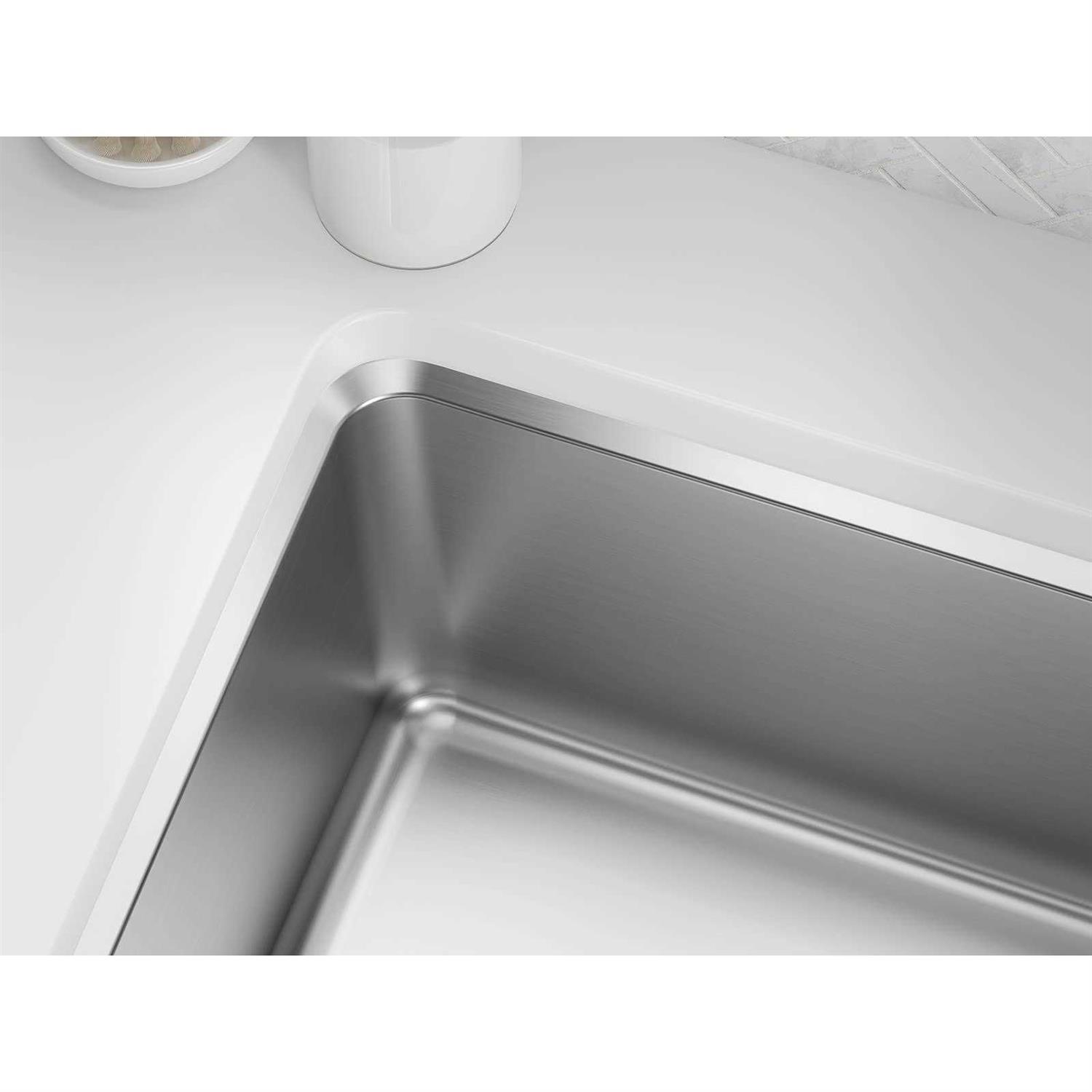 kohler Buckley 32-1/4 x 18-3/8 x 9-5/16 Undermount Single-Bowl Kitchen Sink 28901-NA - Image 3