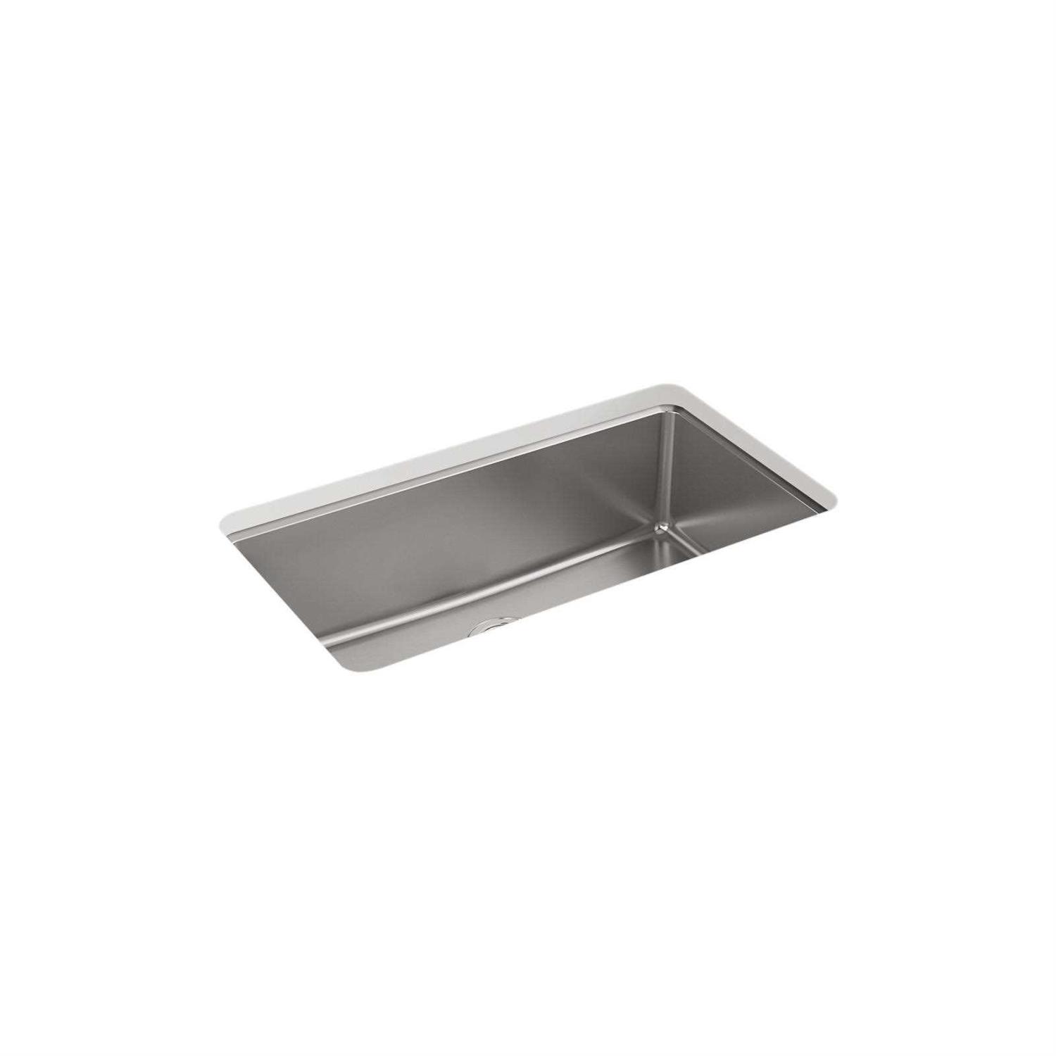 kohler Buckley 32-1/4 x 18-3/8 x 9-5/16 Undermount Single-Bowl Kitchen Sink 28901-NA - Image 5