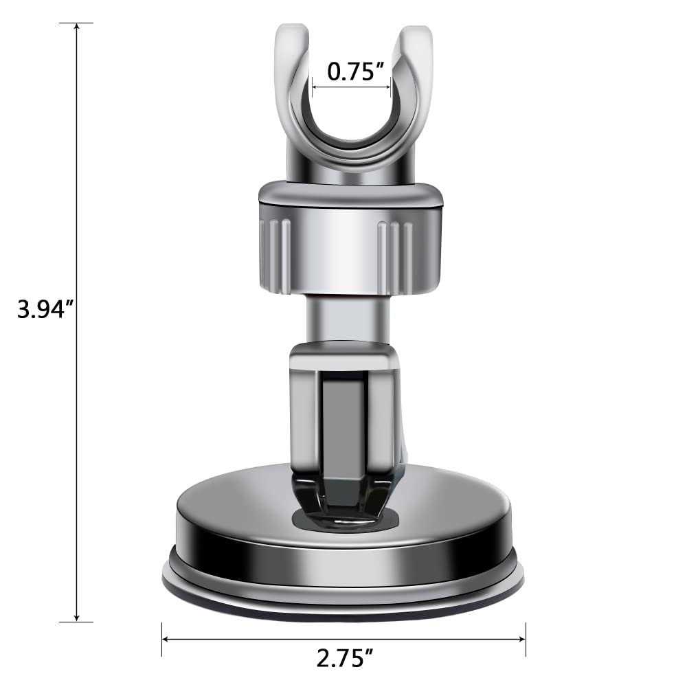 PROZADAHAO Adjustable Shower Head Holder Bathroom Suction Cup Handheld Shower Head - Image 3