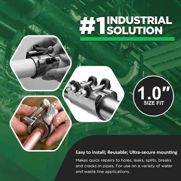 6 in. Long 2-Bolt IPS Pipe Repair Clamp - Image 5