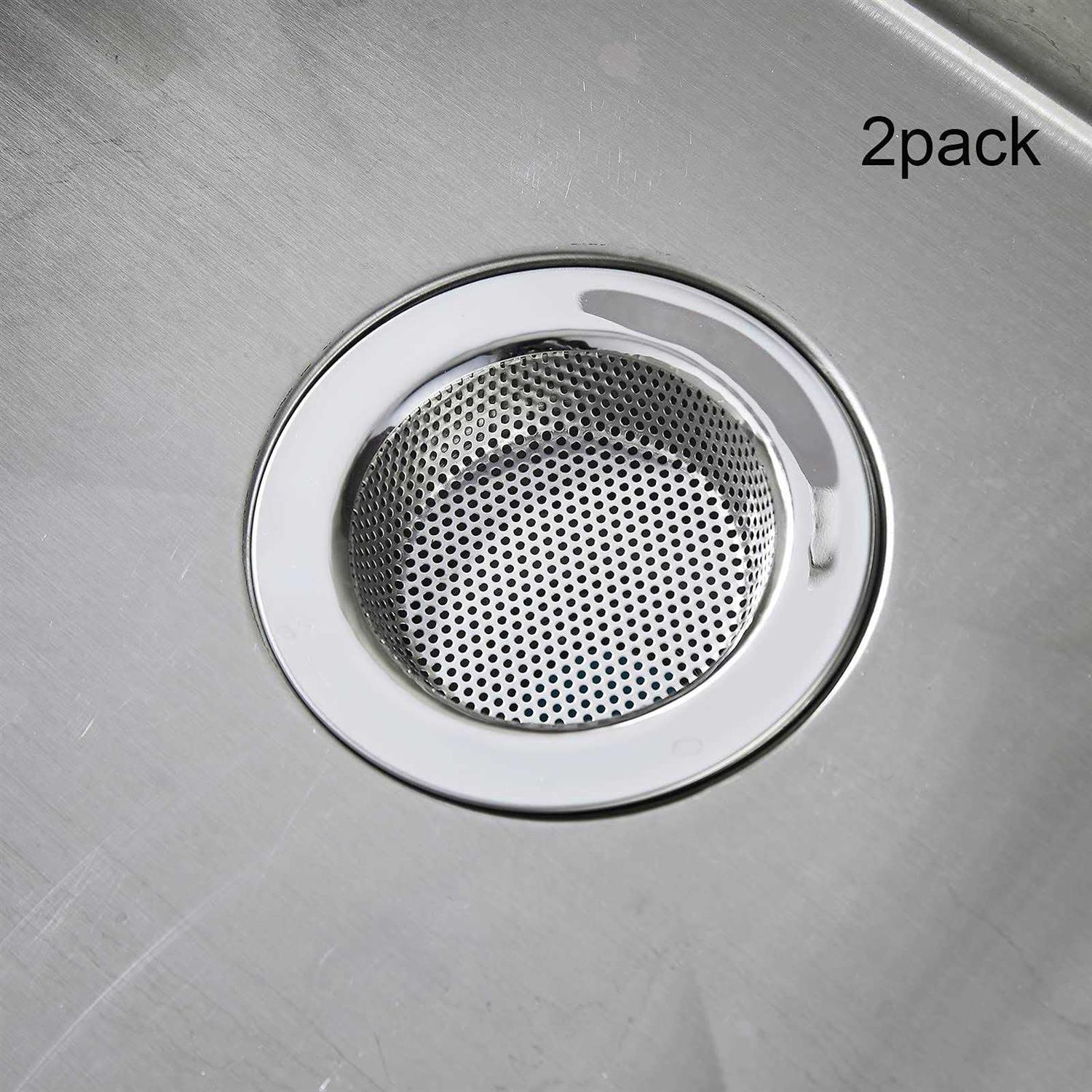 Kitchen Sink Strainer Stainless Steel LASSHSWA Kitchen Sink Drain Strainer - Image 2