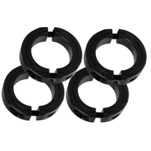 AZSSMUK Bore Double Split Clamp-On Shaft Collars with Set Screw of 4-Packed - Image 5