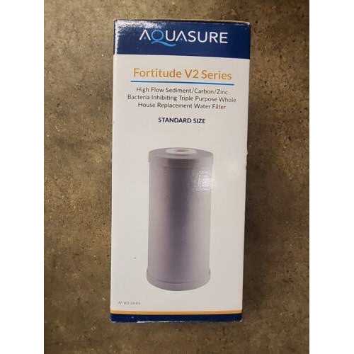 Aquasure Fortitude V2 Series Sediment/Carbon/Zinc Bacteria Inhibiting Triple Purpose Replacement Filter - Image 4