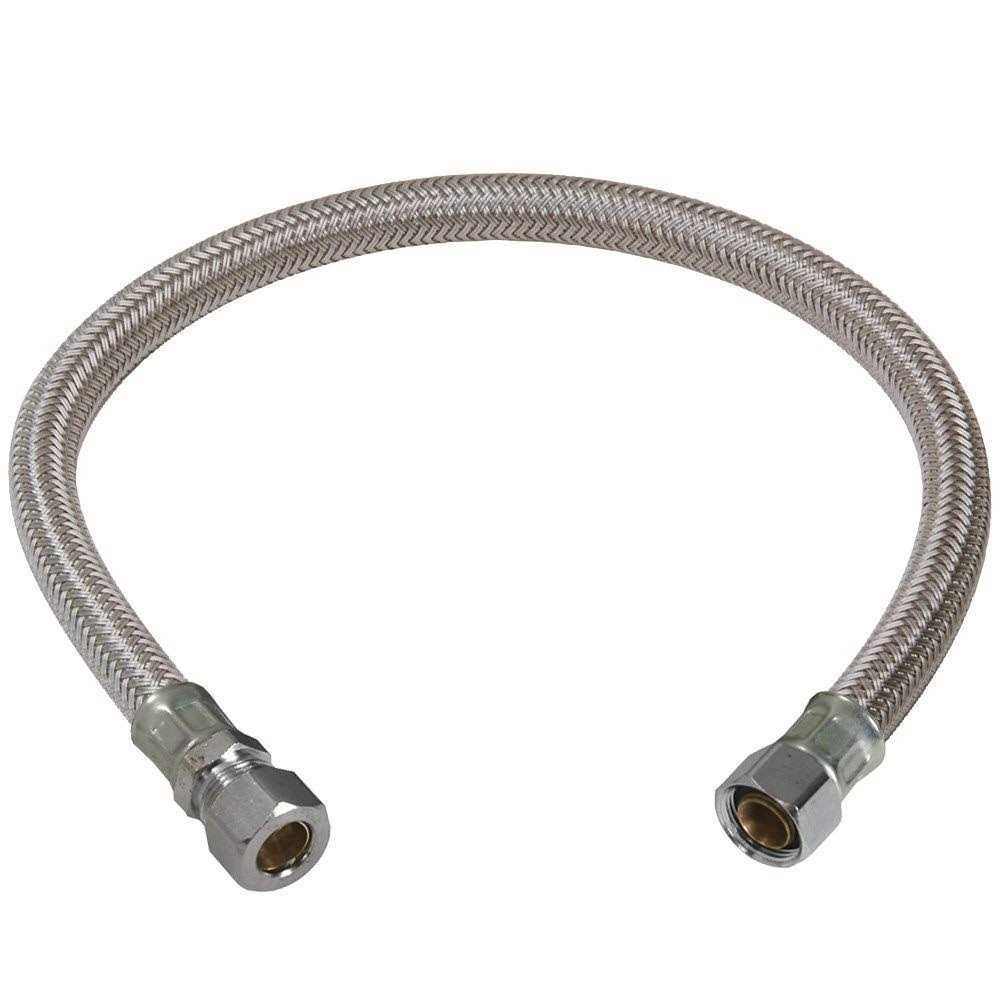 Brasscraft Sink Water Connector Supply Line 3/8 in. Comp x 3/8 in. OD - Image 4