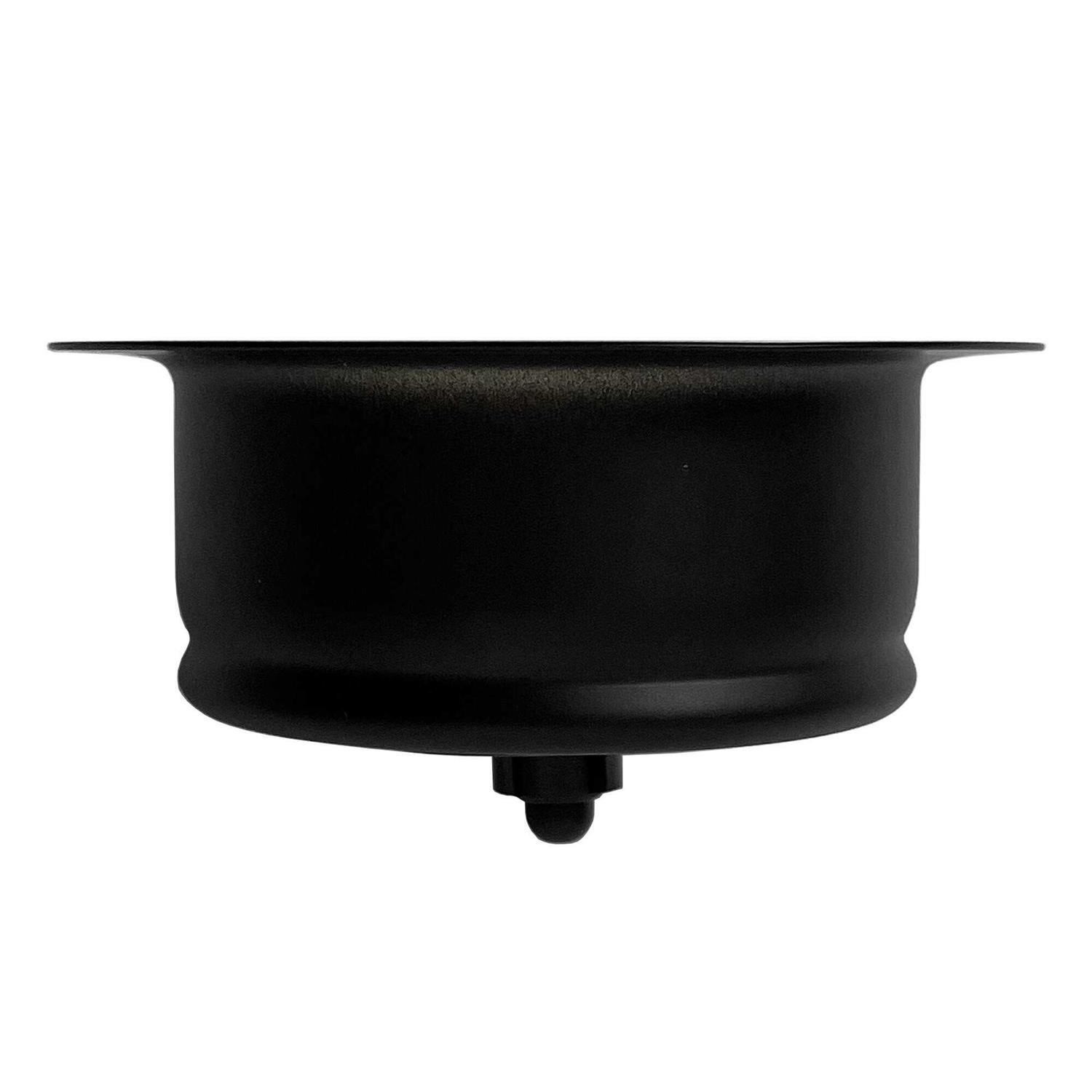 Sinkology SinkSense Matte Black 3.5 Disposal Flange Drain with Stopper - Image 4
