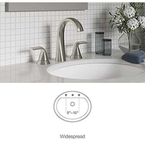 KOHLER Cursiva Widespread Bathroom sink Faucet - Image 3