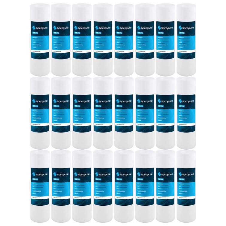 SpiroPure 10 x 2.5 Inch 5 Micron Melt-Blown Polypropylene Water Filter - Image 5