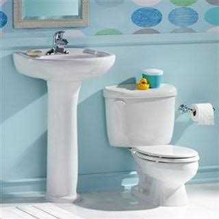American Standard Baby Devoro FloWise 10 Inch High Round Front Toilet 2315.228.020 - Image 5