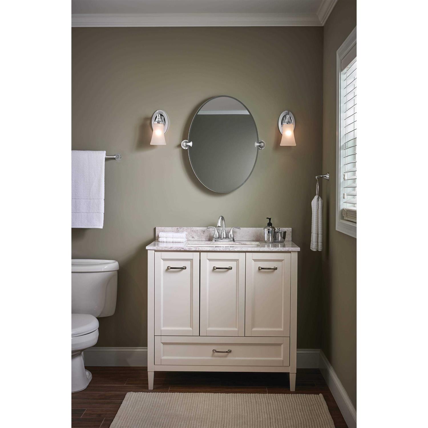 Moen Idora 4 in. Centerset 2-Handle Bathroom Faucet in Mediterranean Bronze - Image 5