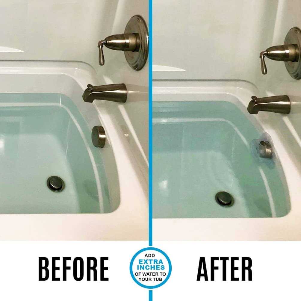 Slipx Solutions Bottomless Bath Overflow Drain Cover - Image 5