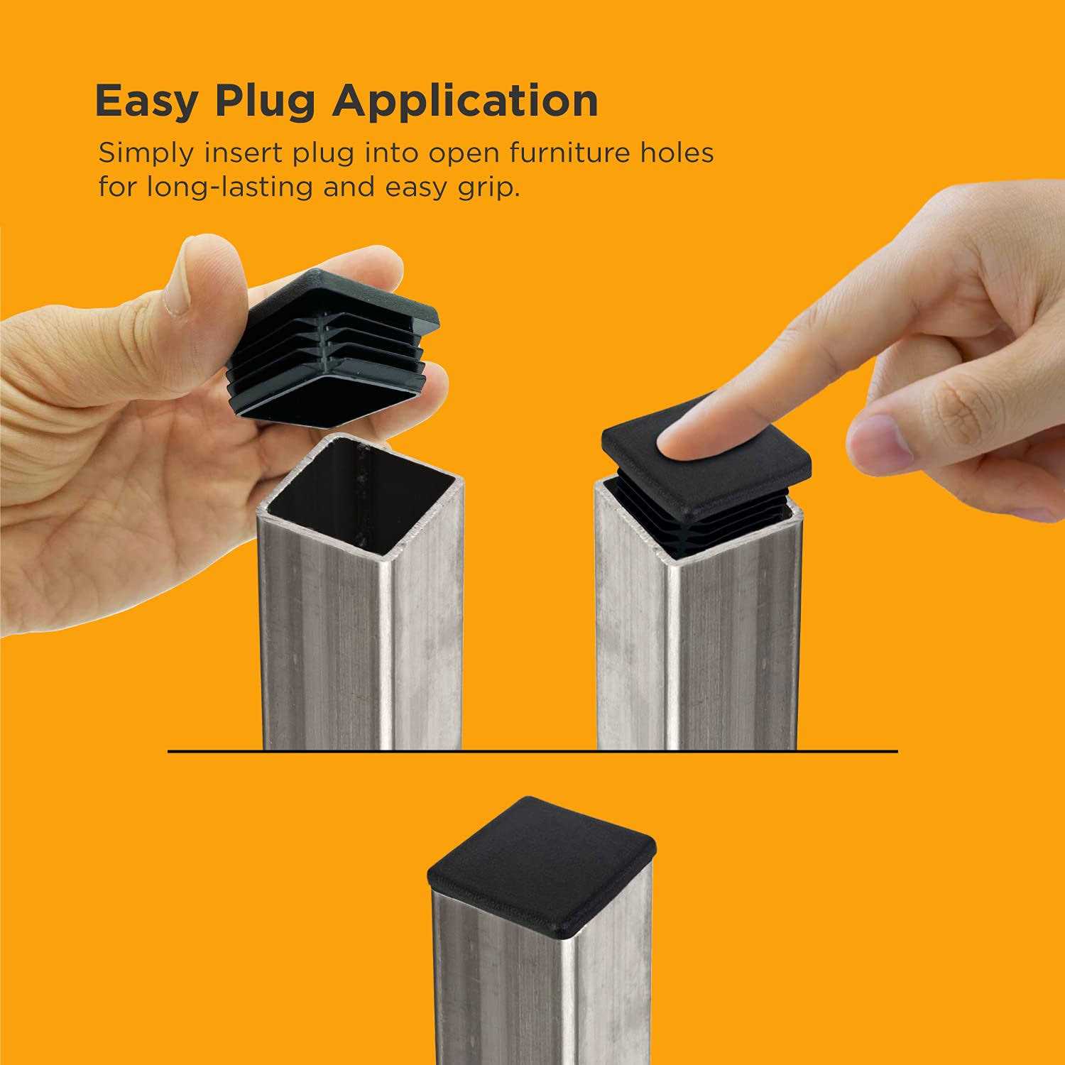 Prescott Plastics Square Plastic Hole Plugs Inserts - Image 3