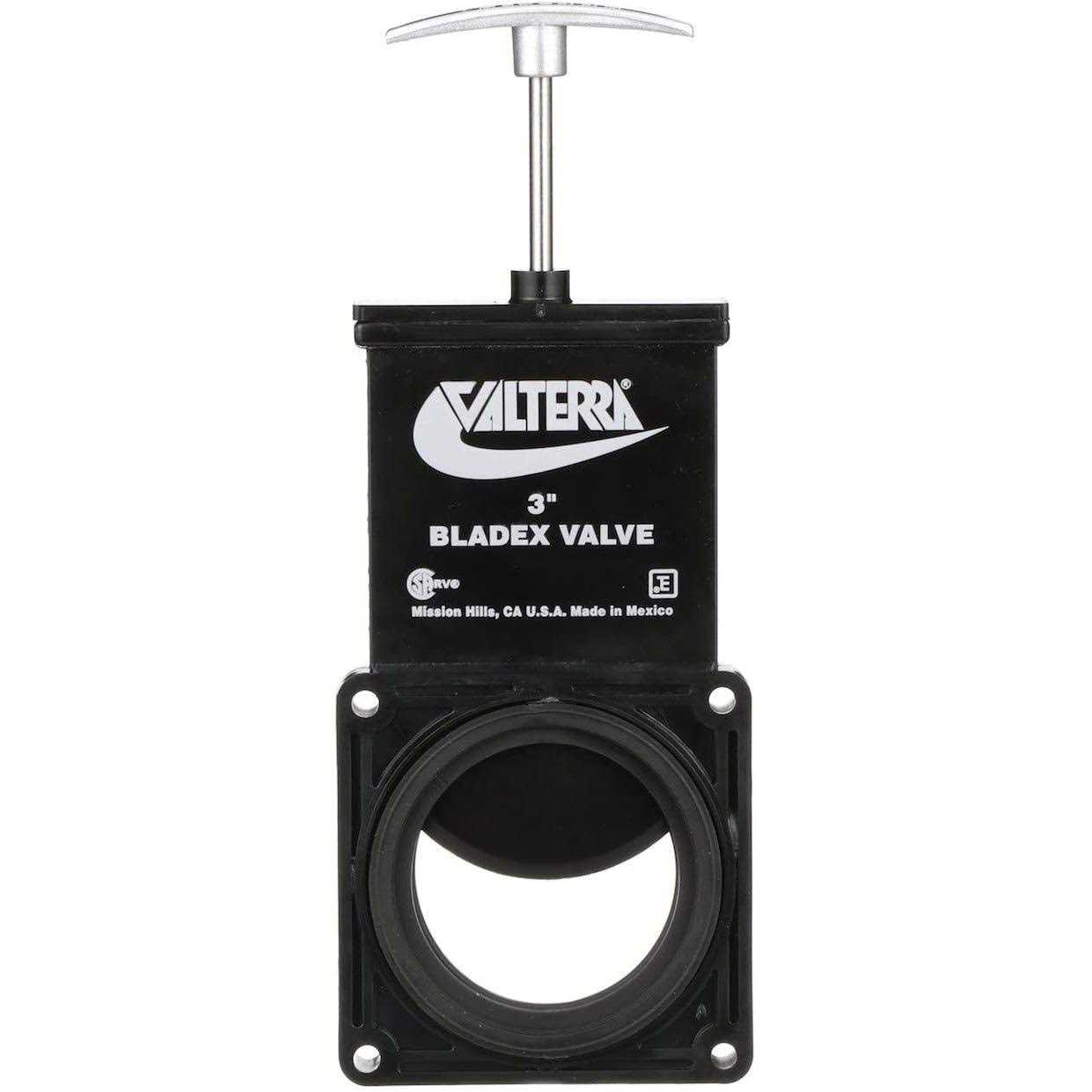 Valterra T1003VPM Bladex Waste Valve with Metal Handle