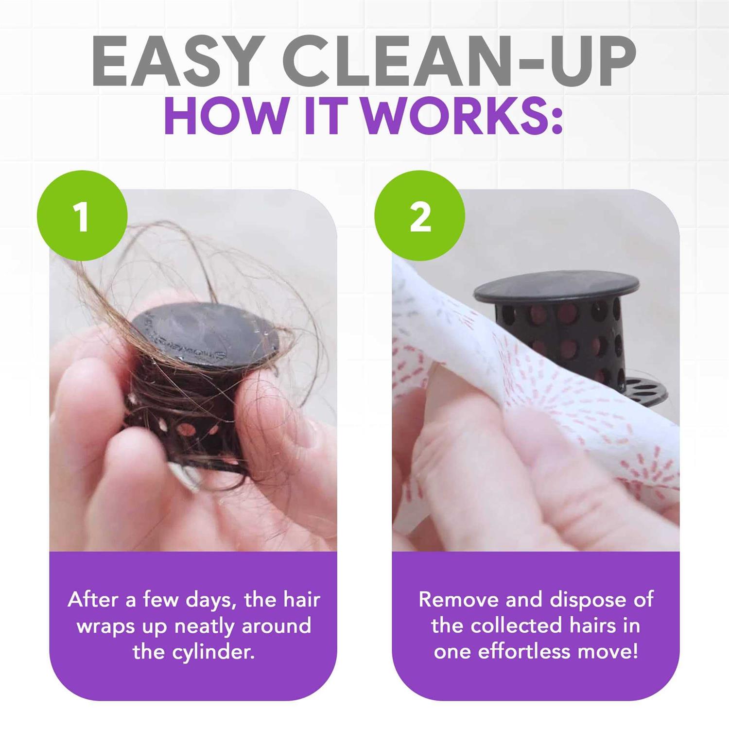 ShowerShroom Ultra Revolutionary Shower Hair Catcher Drain Protector - Image 4