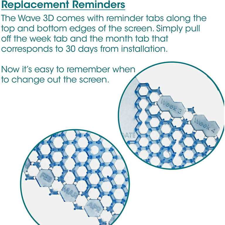 Fresh Products Wave 3D Deodorizer Urinal Screen - Image 2