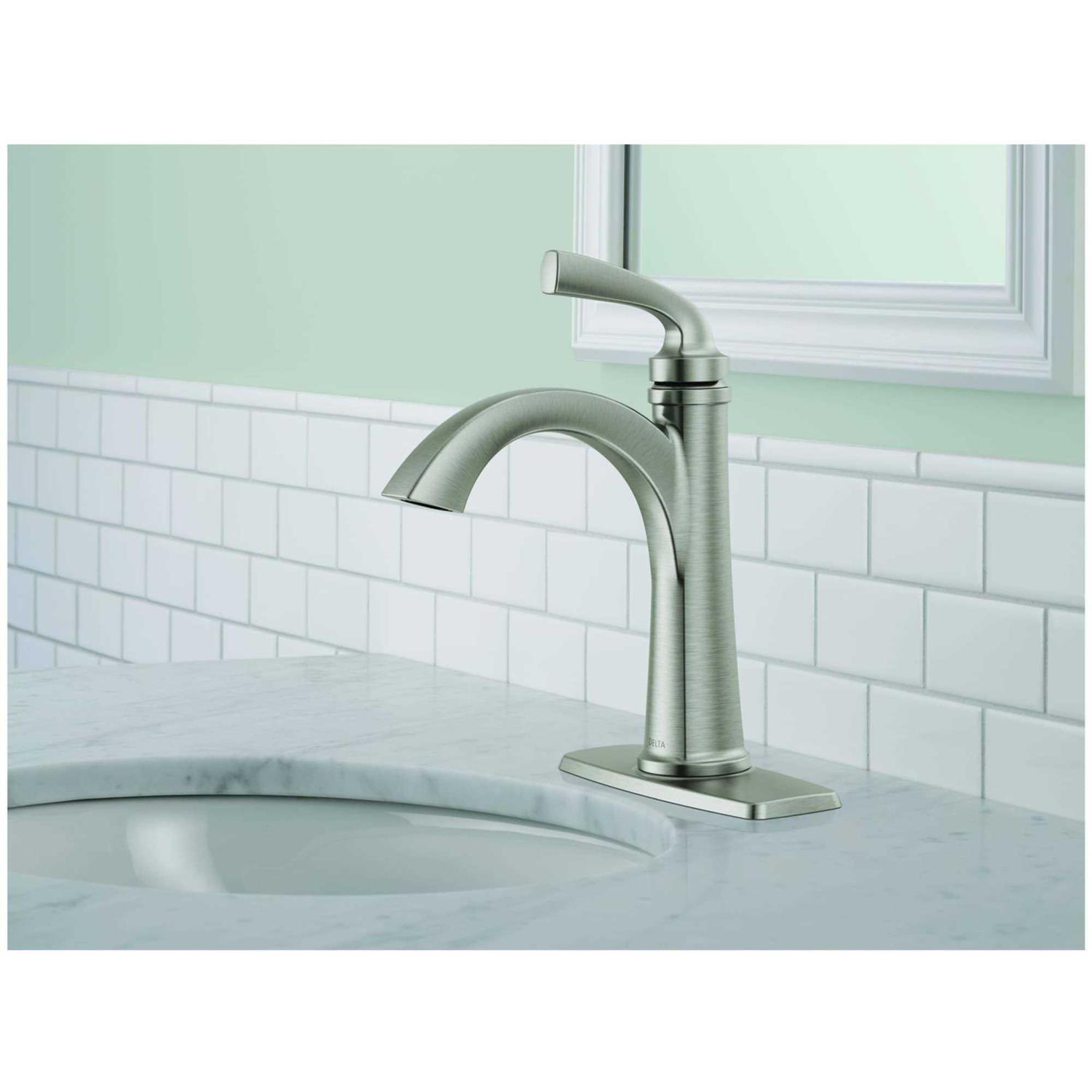 Delta Geist Single Handle Bathroom Faucet - Image 3