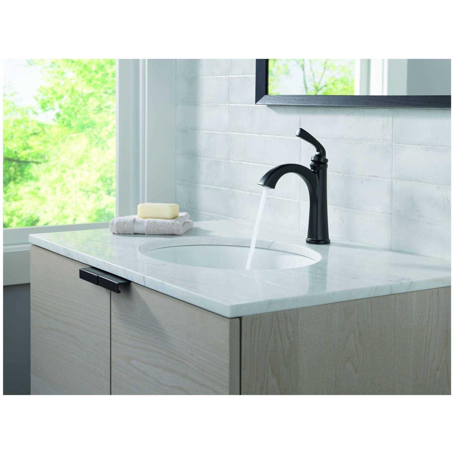 Delta Geist Single Handle Bathroom Faucet - Image 5