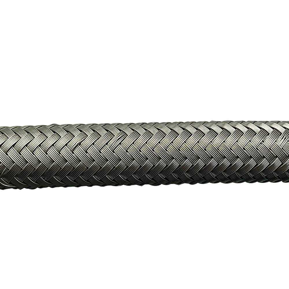 Powerworks Stainless Steel Flexible Braided Transmission Cooler Hoses/Line 52”Length compatible with TH350 700R4 TH400 - Image 5