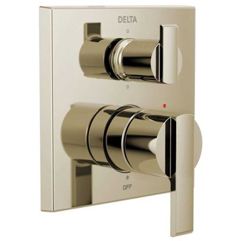 Delta Ara Angular Modern Monitor 14 Series Valve Trim with 6-Setting Integrated Diverter T24967 - Image 3