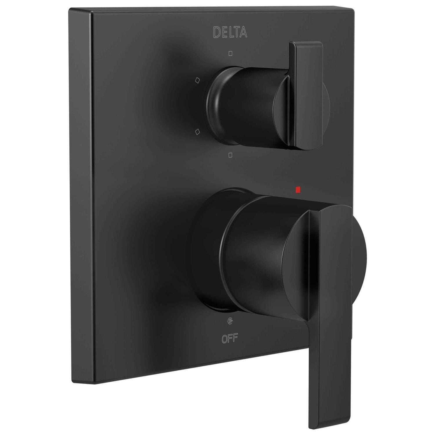 Delta Ara Angular Modern Monitor 14 Series Valve Trim with 6-Setting Integrated Diverter T24967 - Image 4