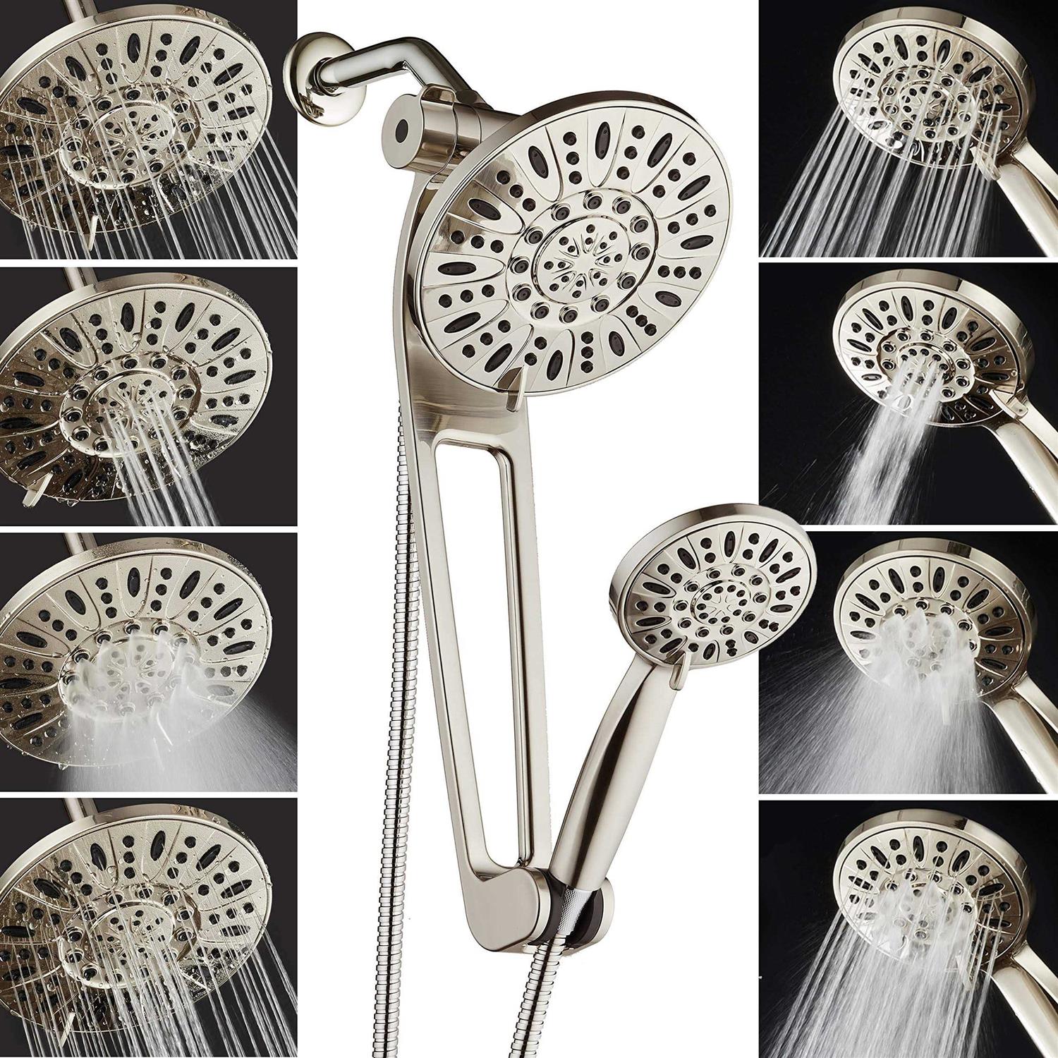 AquaDance High-Pressure 48-mode 3-way Shower Spa Combo with Adjustable 18 Extension Arm for Easy Reach - Image 5