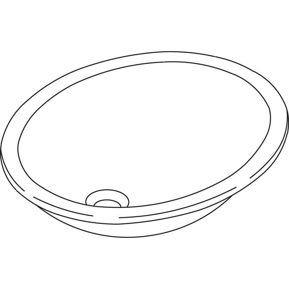 KOHLER Caxton White Undermount Oval Transitional Bathroom Sink - Image 4