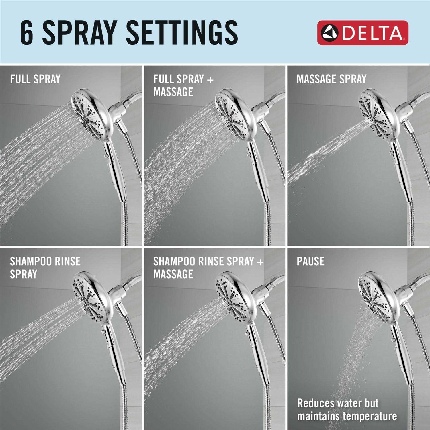 Delta Nicoli Monitor 14 Series Tub and Shower with SureDock Hand Shower 144749-HS - Image 4