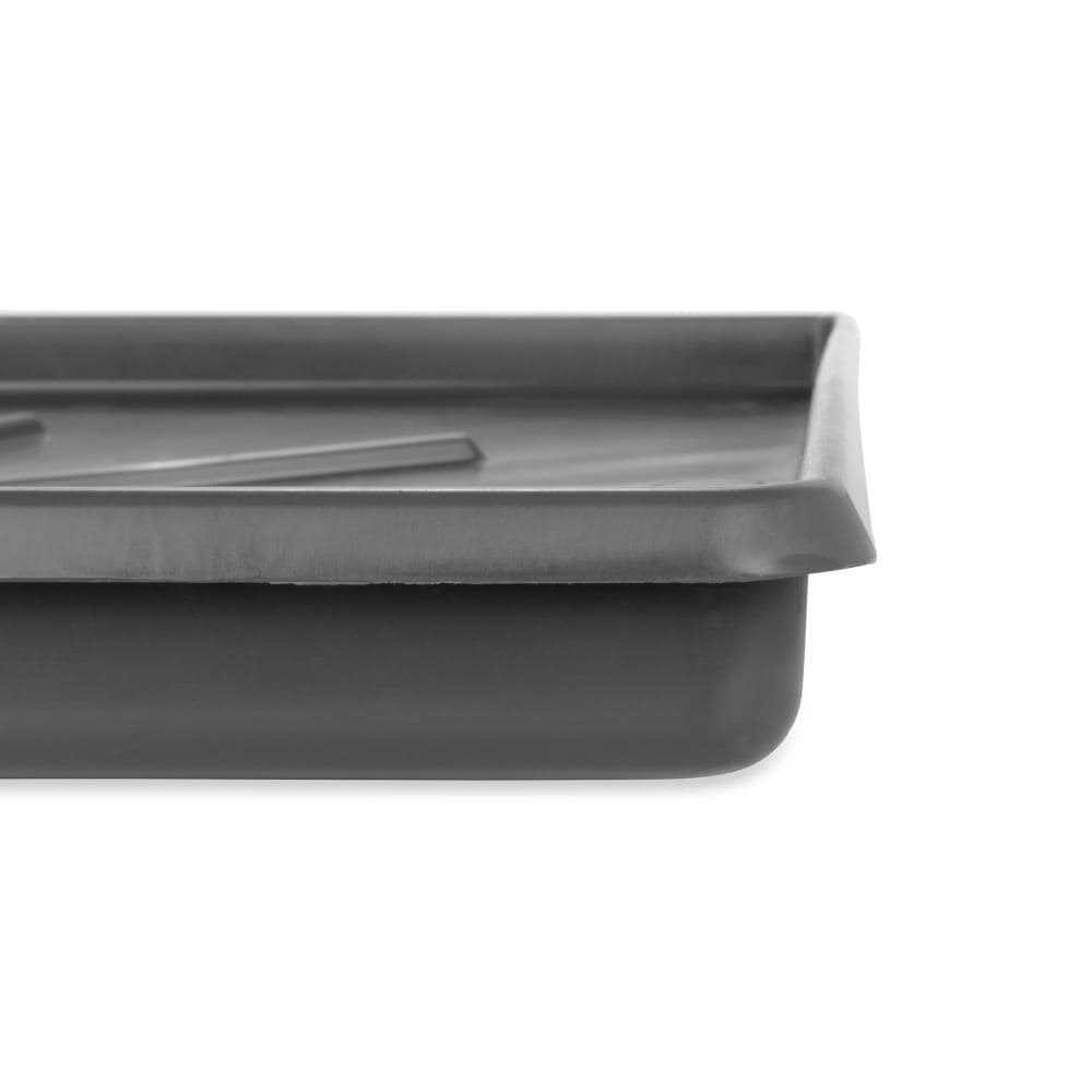 Southwin 30.5 x 34.5 in. Graphite Drain Pan with Fitting 20783 - Image 5