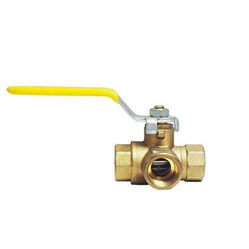Nigo Industrial Co. 180SS Series 3-Way Forged Brass Ball Valve - Image 2