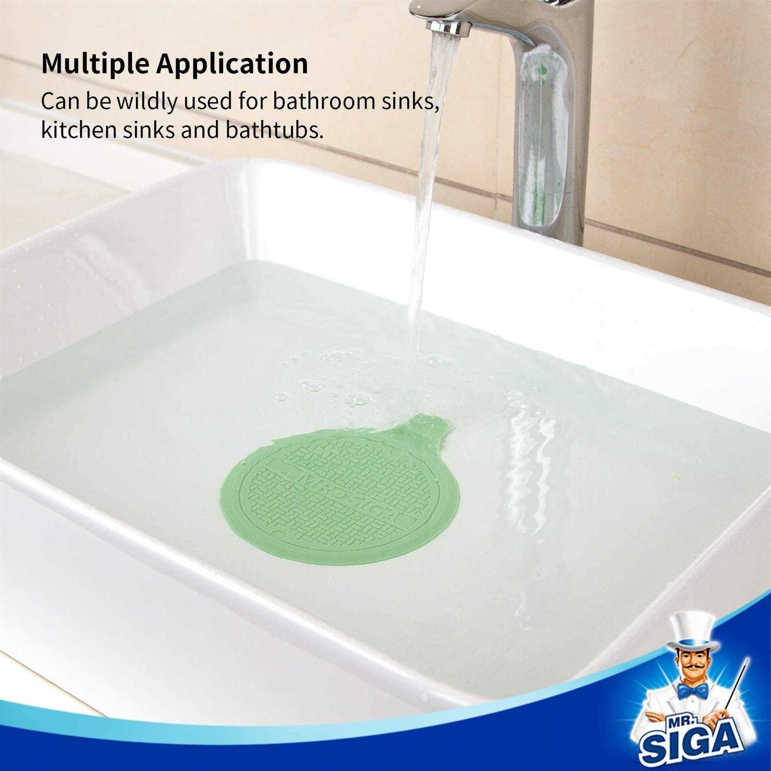 Mr.SIGA Silicone Bathtub Stopper Drain Stopper for Shower - Image 3